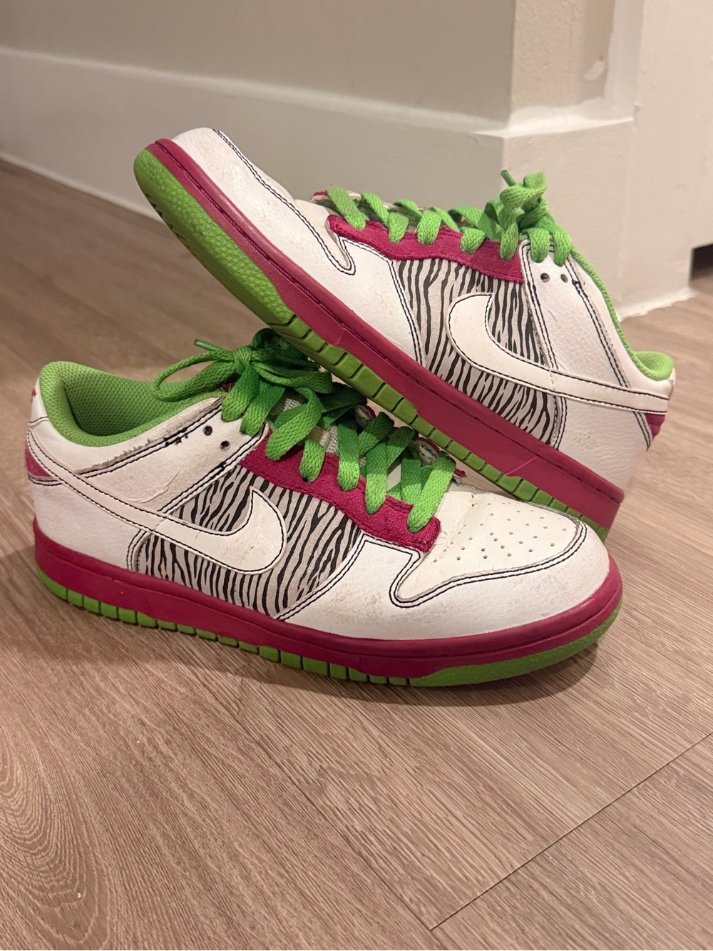 Nike Dunk Low 6.0 White - 314141-611 Rave Pink/White Women’s 7